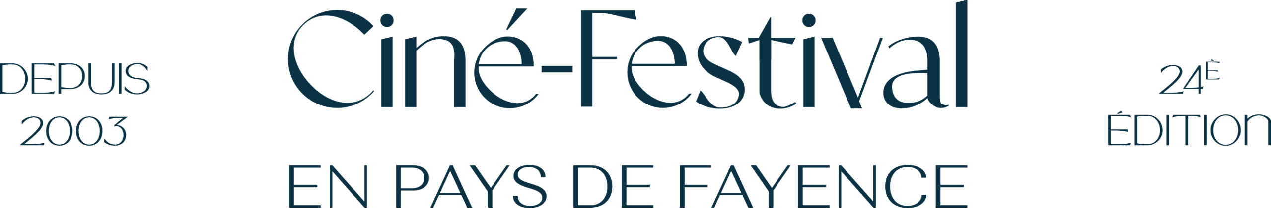 Ciné-Festival 24e édition Logo Ciné-Festival en Pays de Fayence 2024